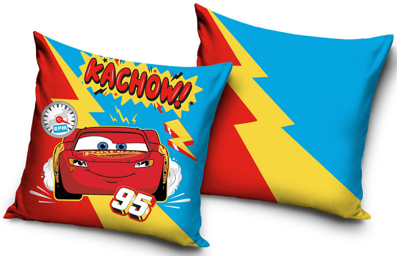 Disney Verdák Thunder párnahuzat 40x40 cm Velúr, J-CBX2293027CAR