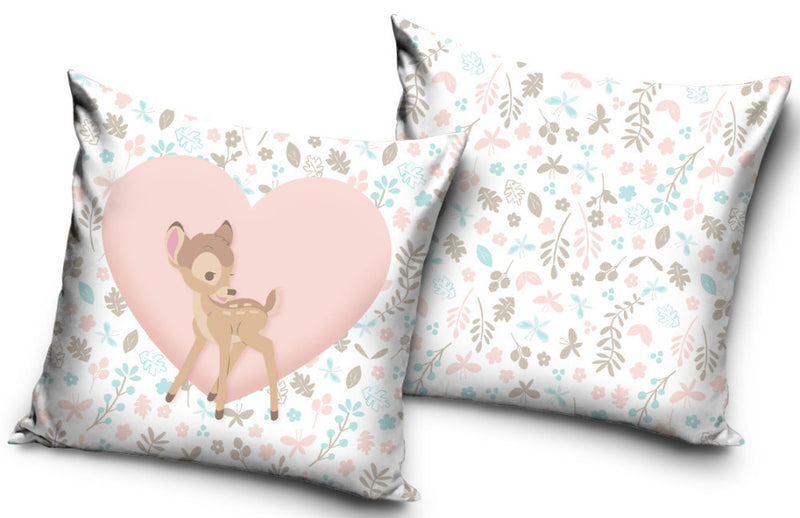 Disney Bambi Love párnahuzat 40x40 cm Velúr, J-CBX229402BB