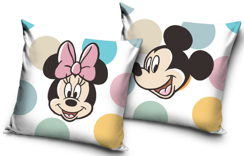 Disney Minnie, Mickey párnahuzat 40x40 cm Velúr, J-CBX2296082MM