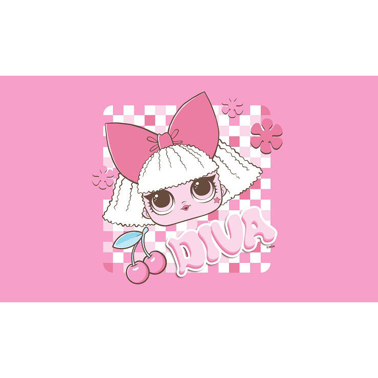 LOL Surprise Diva kéztörlő, arctörlő, törölköző 30x50 cm, J-CBX232302LOL