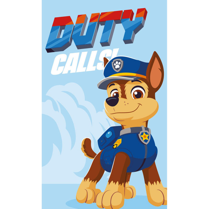 Mancs Őrjárat Duty Calls kéztörlő, arctörlő, törölköző 30x50 cm, J-CBX2350099PAW