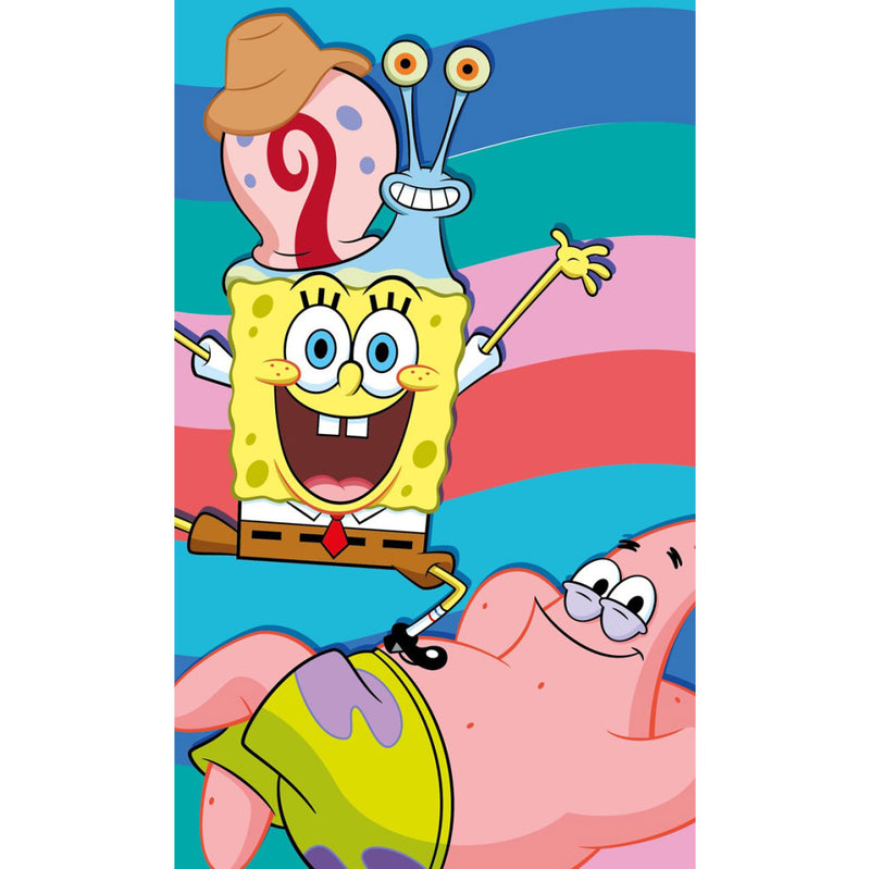 SpongyaBob Boo-Kini Bottom kéztörlő arctörlő, törölköző 30x50cm, J-CBX235011SBOB
