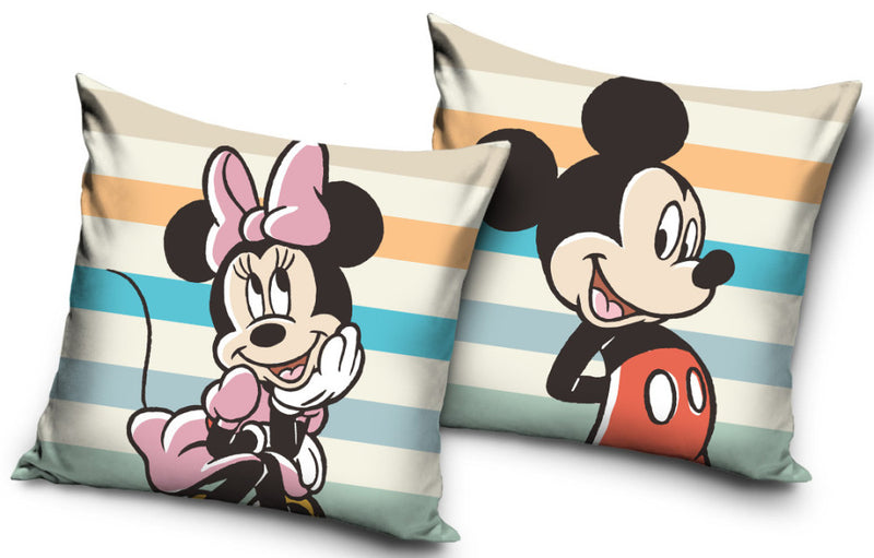 Disney Minnie, Mickey párna, díszpárna 40x40 cm, J-CBX587120
