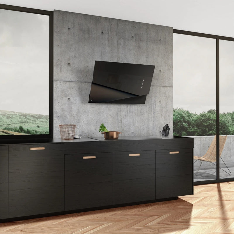 Ciarko Design Trio fekete fali páraelszívó