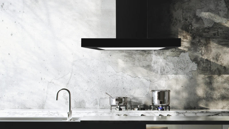 Ciarko Design T-Light 60 cm fekete fali páraelszívó