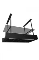 Ciarko Design MINIMAL 1 120 cm fekete sziget páraelszívó (panellal)