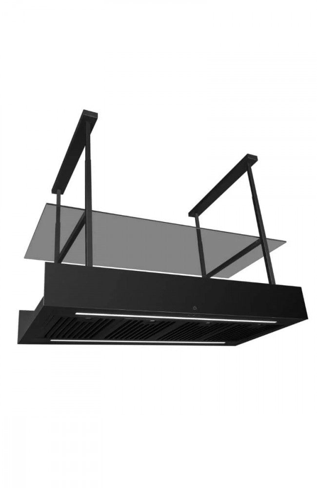 Ciarko Design MINIMAL 1 120 cm fekete sziget páraelszívó (panellal)