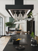 Ciarko Design MINIMAL 2 120 cm fekete sziget páraelszívó (pohártartóval)