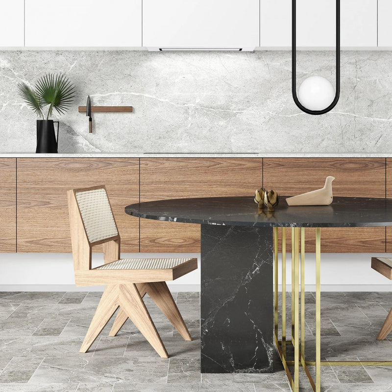 Ciarko Design AURA 55 cm fehér üveg beépíthető páraelszívó