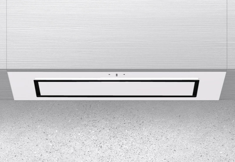 Ciarko Design AURA 74 cm fehér üveg beépíthető páraelszívó