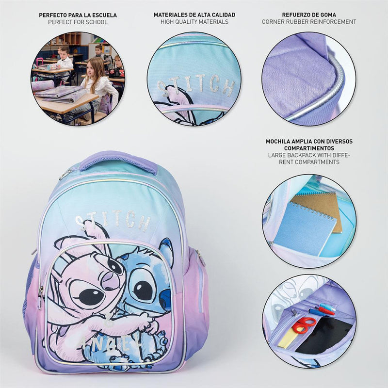 Disney Lilo és Stitch, A csillagkutya Angel iskolatáska, táska 42 cm, J-CEP2100005151