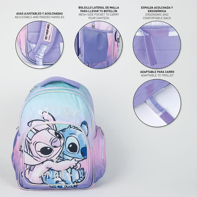 Disney Lilo és Stitch, A csillagkutya Angel iskolatáska, táska 42 cm, J-CEP2100005151