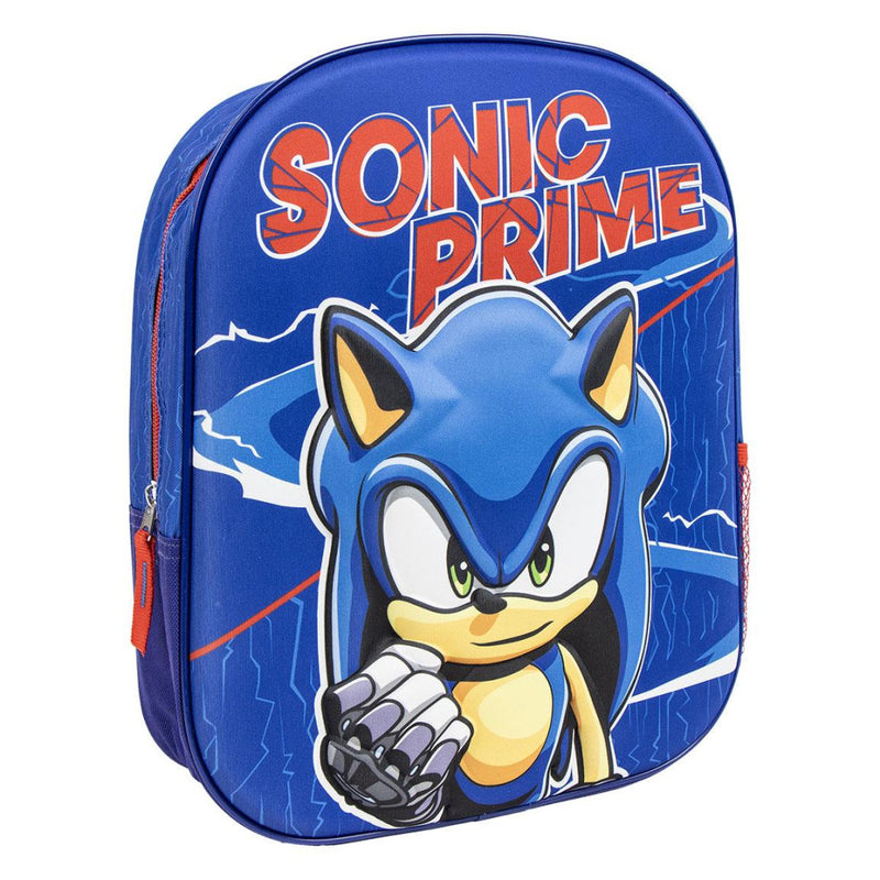 Sonic a sündisznó Prime 3D hátizsák, táska 31 cm, J-CEP2100005349