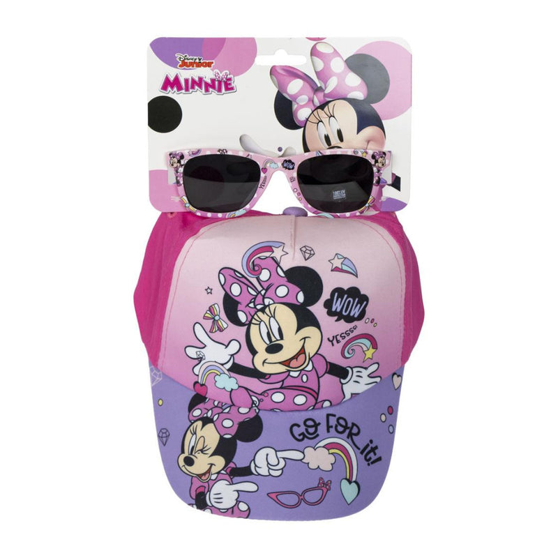 Disney Minnie Go For It napszemüveg és baseball sapka szett, J-CEP2200010154