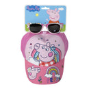 Peppa malac napszemüveg és baseball sapka szett, J-CEP2200010159