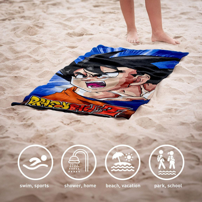 Dragon Ball fürdőlepedő, strand törölköző 70x140cm (Fast Dry), J-CEP2200010228