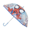Pókember Spidey gyerek átlátszó esernyő Ø74 cm, J-CEP2400000798