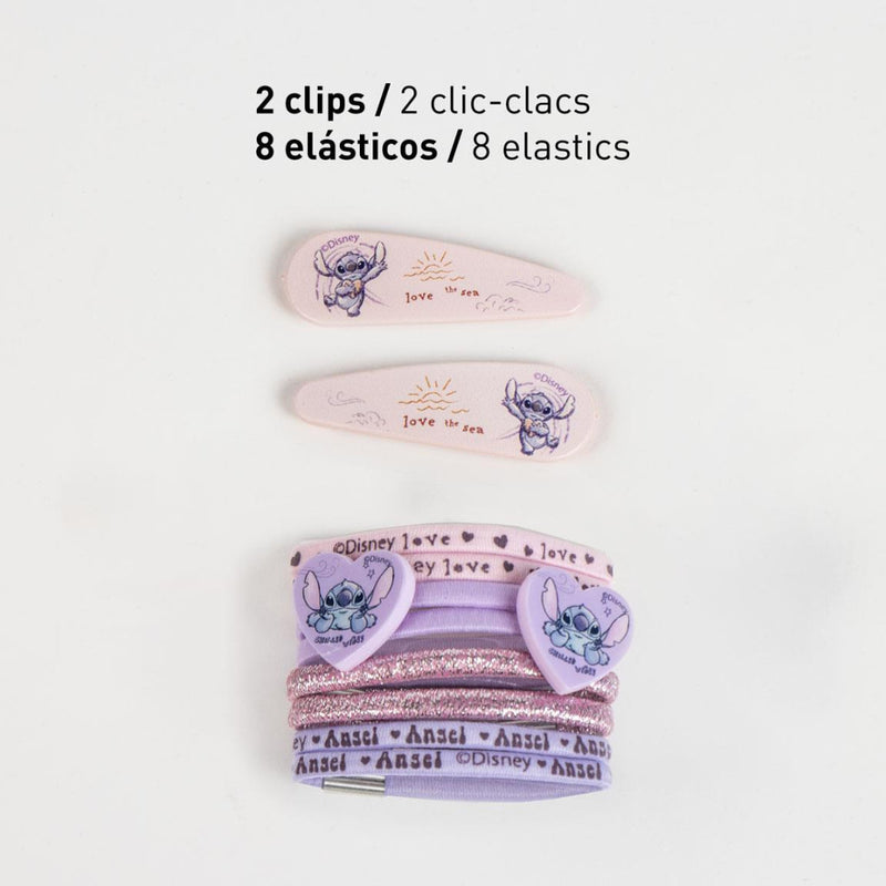 Disney Lilo és Stitch, A csillagkutya hajcsat, hajgumi szett dobozban, J-CEP2500002951