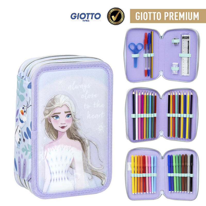 Disney Jégvarázs Elsa tolltartó töltött 3 emeletes, J-CEP2700001191