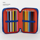 Bosszúállók Team tolltartó töltött 3 emeletes, J-CEP2700001258