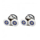 CHZ1 zuhanykabin felső nagy dupla görgő, 2 db, króm