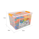 Kreatív építőpálca készlet 1200 db