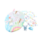 Játszószőnyeg játékhíddal, mozgó fülekkel