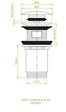 LAVEO click-clack dugó, rose gold