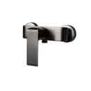 CLASSIC 90 BLACK hátfalas zuhanykabin tálcával, csapteleppel