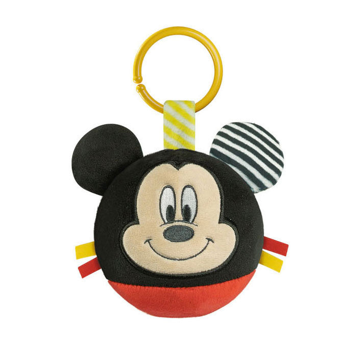 Disney Mickey plüss labdafigura, baba csörgő Clementoni, J-CMC17917A