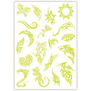 Crazy Chic Wolf sötétben világító tetoválás Clementoni, J-CMC18121