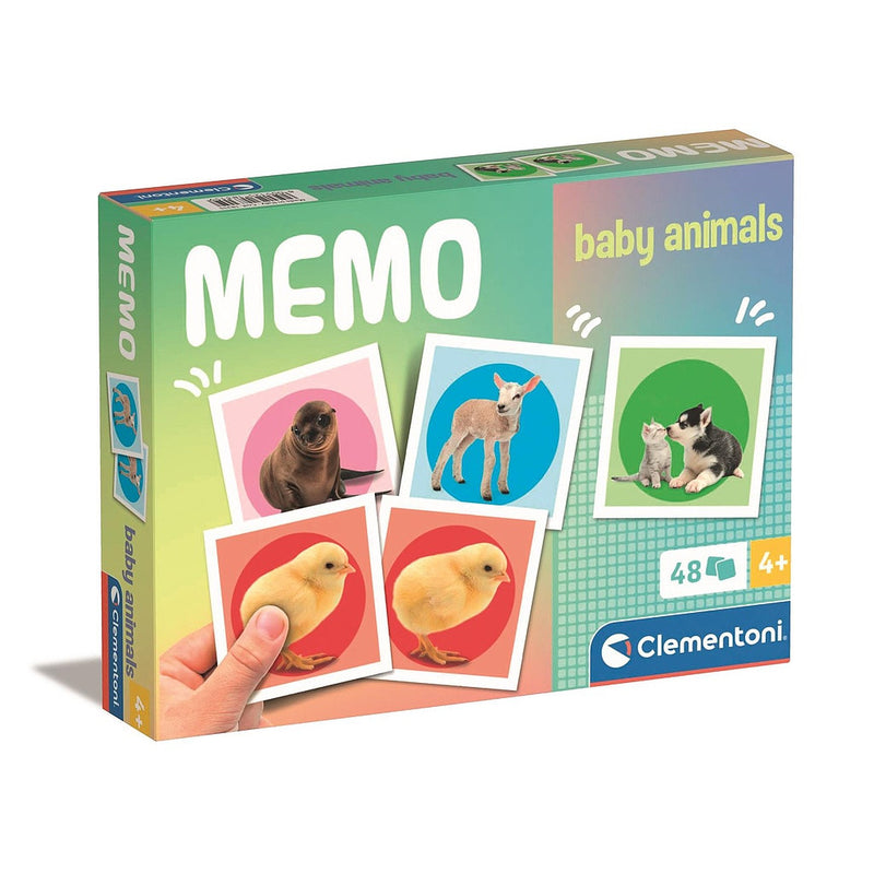 Állatos Baby memóriajáték 48 db-os Clementoni, J-CMC18315
