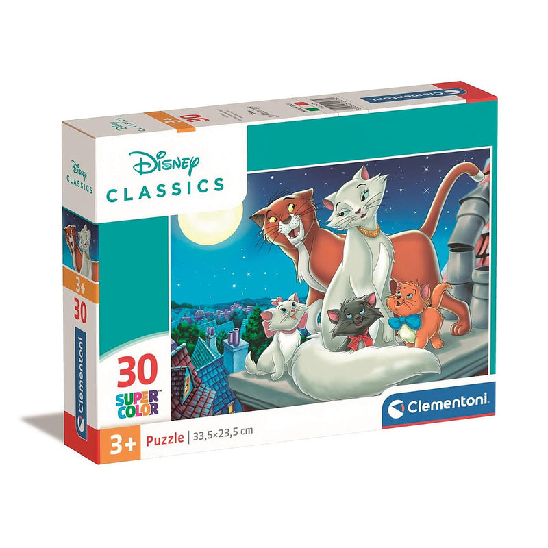 Disney Classics Macskarisztokraták 30 db-os puzzle Clementoni, J-CMC20278