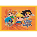 DC Super Hero Mini-mates 4 az 1-ben puzzle Clementoni, J-CMC21520