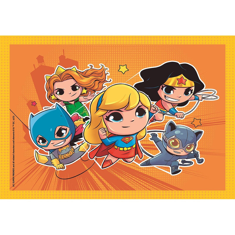 DC Super Hero Mini-mates 4 az 1-ben puzzle Clementoni, J-CMC21520