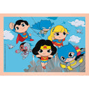 DC Super Hero Mini-mates 4 az 1-ben puzzle Clementoni, J-CMC21520