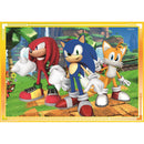Sonic a sündisznó Save the Day 4 az 1-ben puzzle Clementoni, J-CMC21522