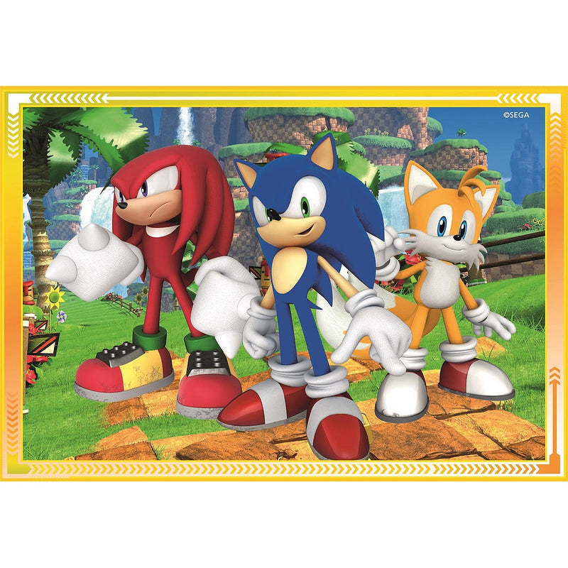 Sonic a sündisznó Save the Day 4 az 1-ben puzzle Clementoni, J-CMC21522