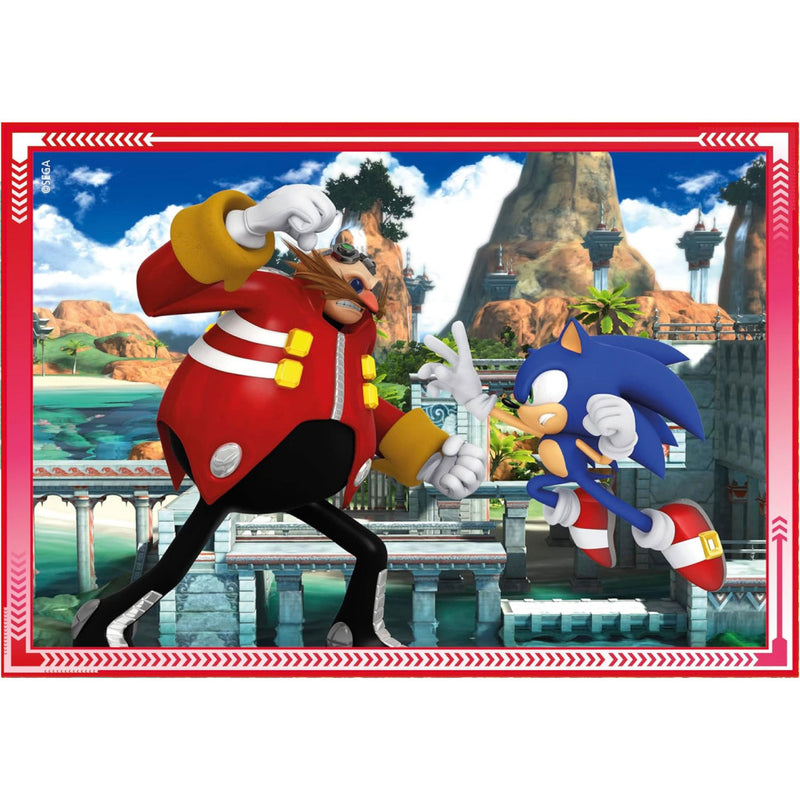 Sonic a sündisznó Save the Day 4 az 1-ben puzzle Clementoni, J-CMC21522