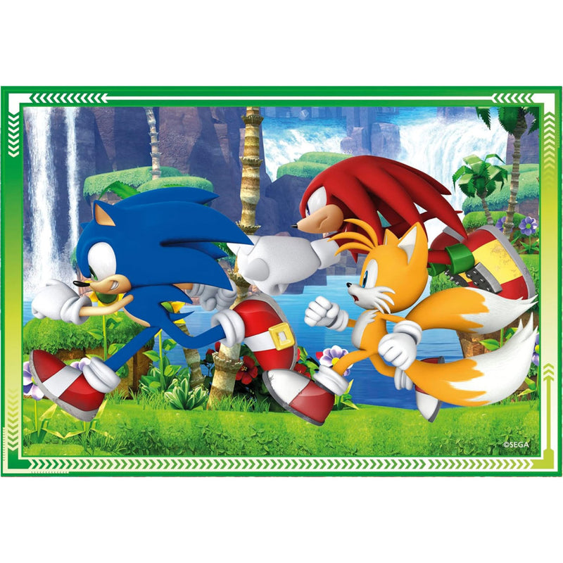 Sonic a sündisznó Save the Day 4 az 1-ben puzzle Clementoni, J-CMC21522
