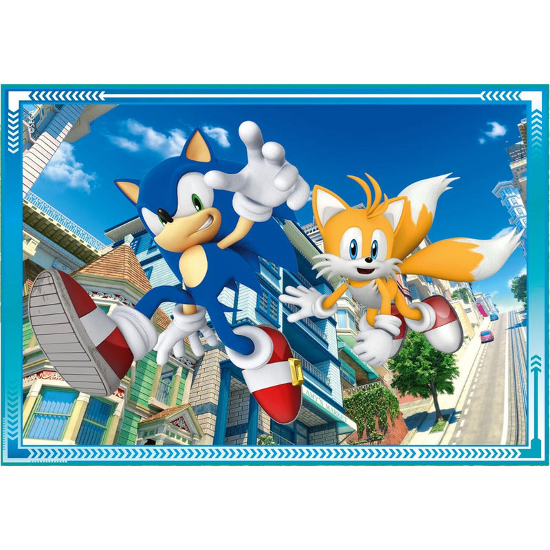 Sonic a sündisznó Save the Day 4 az 1-ben puzzle Clementoni, J-CMC21522