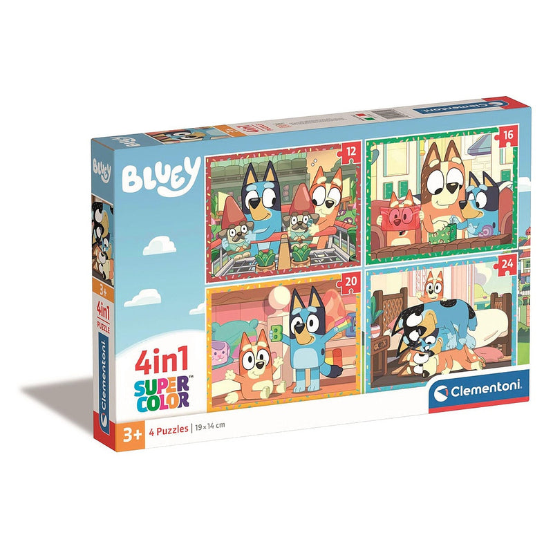 Bluey Play All Day 4 az 1-ben puzzle Clementoni, J-CMC21530