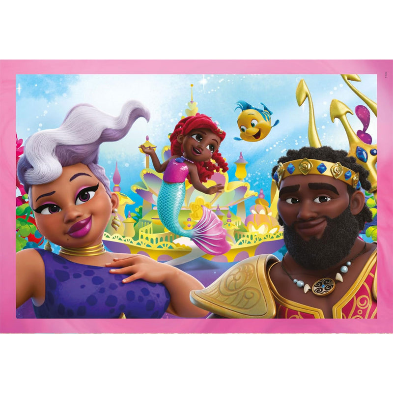 Disney Hercegnők Junior Ariel 4 az 1-ben puzzle Clementoni, J-CMC21533