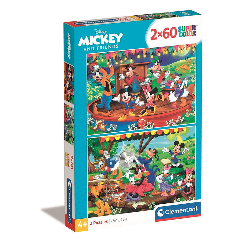 Disney Mickey Orchestra 2x60 db-os puzzle Clementoni, J-CMC21620