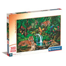 Állatos Jungle Retreat 300 db-os puzzle Clementoni, J-CMC21721