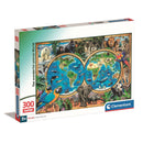 Állatvilág Wonderful World 300 db-os puzzle Clementoni, J-CMC21723
