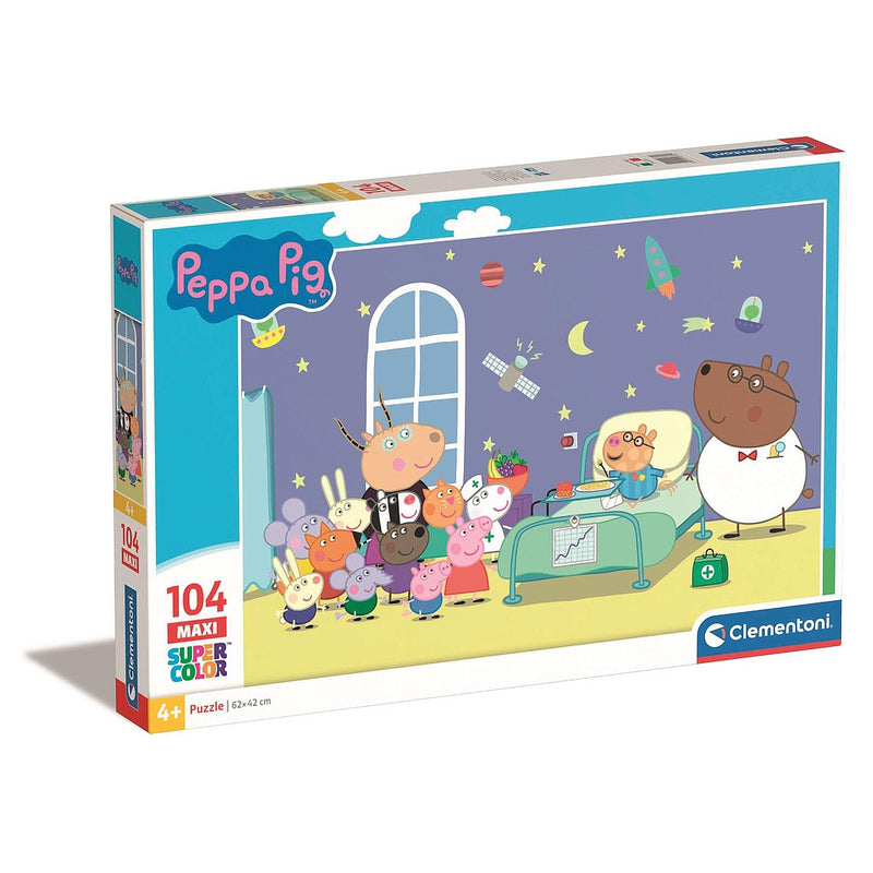 Peppa malac Hospital 104 db-os maxi puzzle Clementoni, J-CMC23735