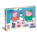 Peppa malac Snow 104 db-os maxi puzzle Clementoni, J-CMC23752