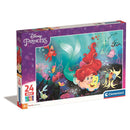 Disney Hercegnők Ariel 24 db-os maxi puzzle Clementoni, J-CMC24243