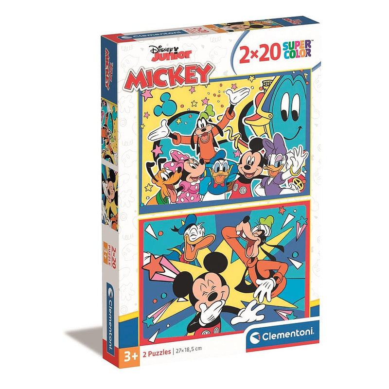 Disney Mickey Laughing 2x20 db-os puzzle Clementoni, J-CMC24791